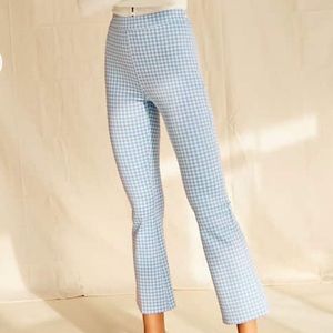 Gingham Kick Flares